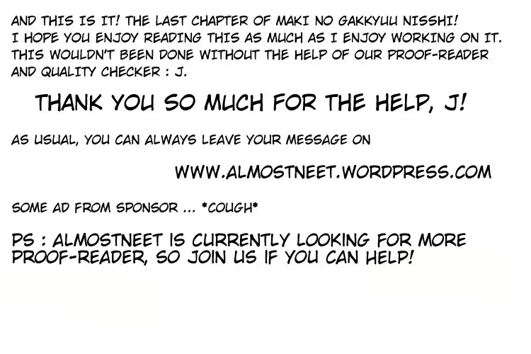 Maki no Gakkyuu Nisshi Chapter 6 38